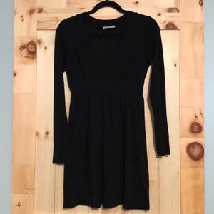 Black Long Sleeve Sweater Dress Size M